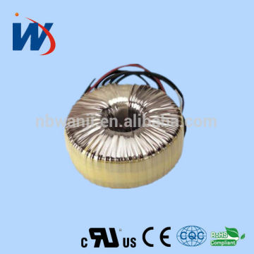 Toroidal output audio power transformer with good quality