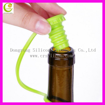 Speciallized silicone retain freshness silicone bottle stopper bottle caps