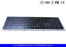 IP65 Rated Black Metal Keyboard With Touch Pad,Function Key
