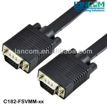 Flat Tpye Low Loss High Speed SVGA Cable Male to Male Cable