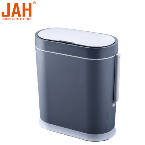 JAH Plastic Waterproof Sensor Trash Bin with Lid