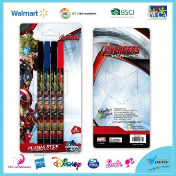 Avengers 4 Piece Ball Pen Set
