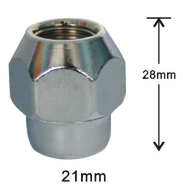 Standard short acorn lug nuts