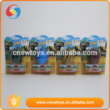 Baby 16pcs/card plastic dinosaur shape transformable robot toy