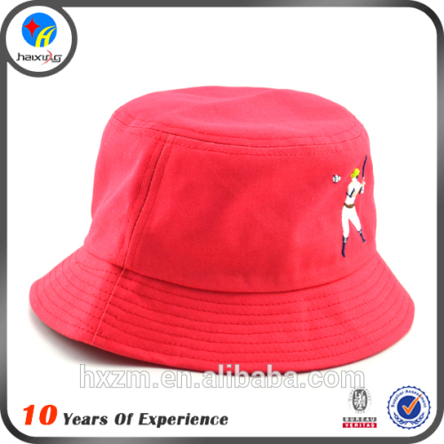 Sample Free red cotton wholesale bucket hats