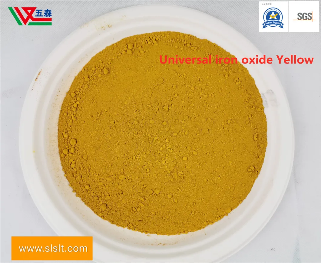 Inorganic Powder Pigment G810 Ferric Iron Oxide Yellow for Rubber Coating, Micronized Iron Oxide Yellow for Paint Coating and Plastic