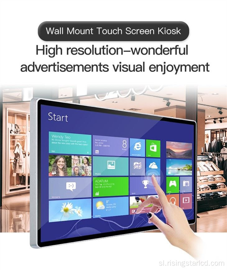 Prikaz oglaševalskega predvajalnika Bus LCD