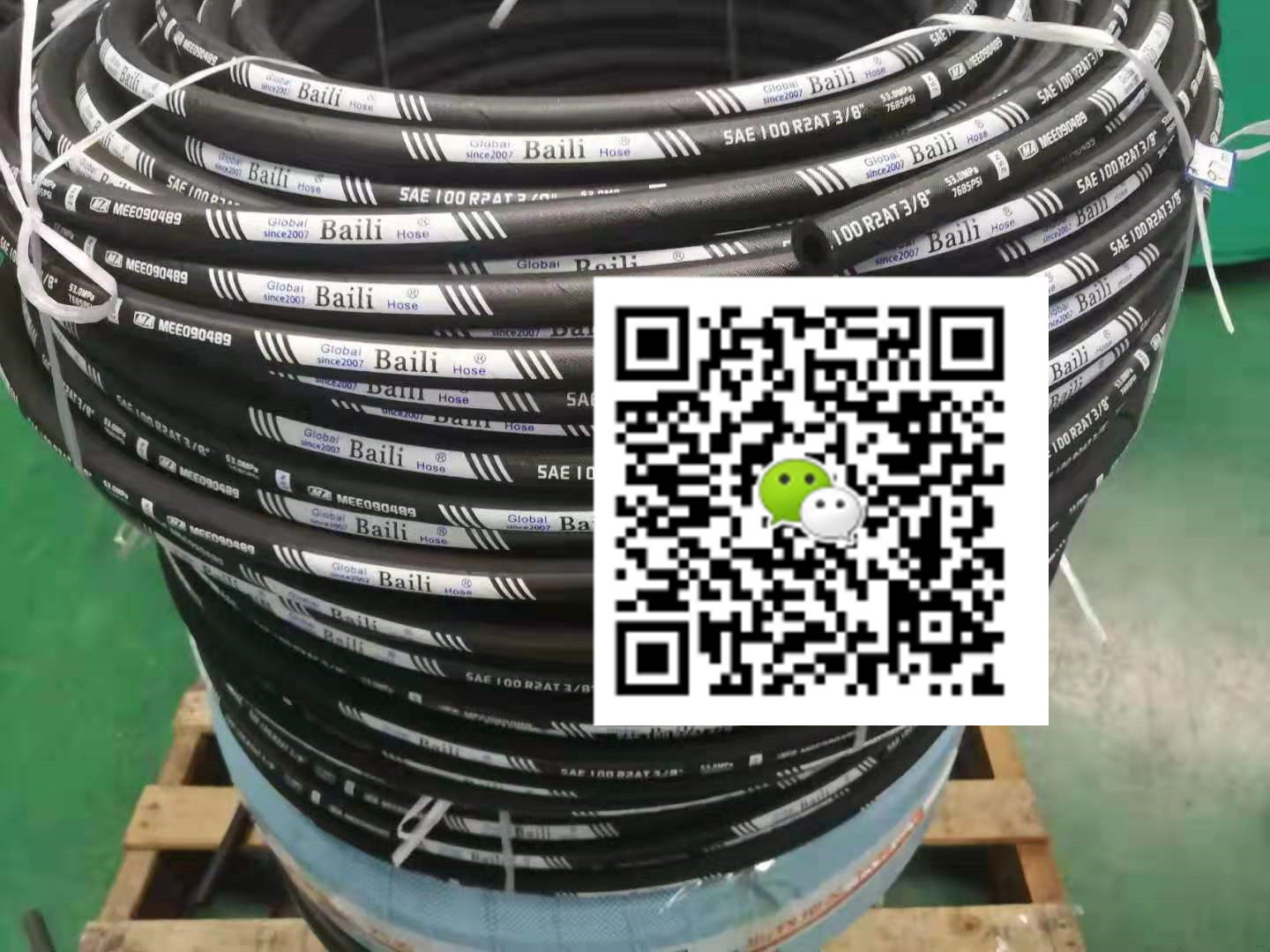 Lowest price wire braided reinforced flexible rubber hydraulic hose