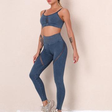 Nuovo set di abbigliamento sportivo tie dye da donna