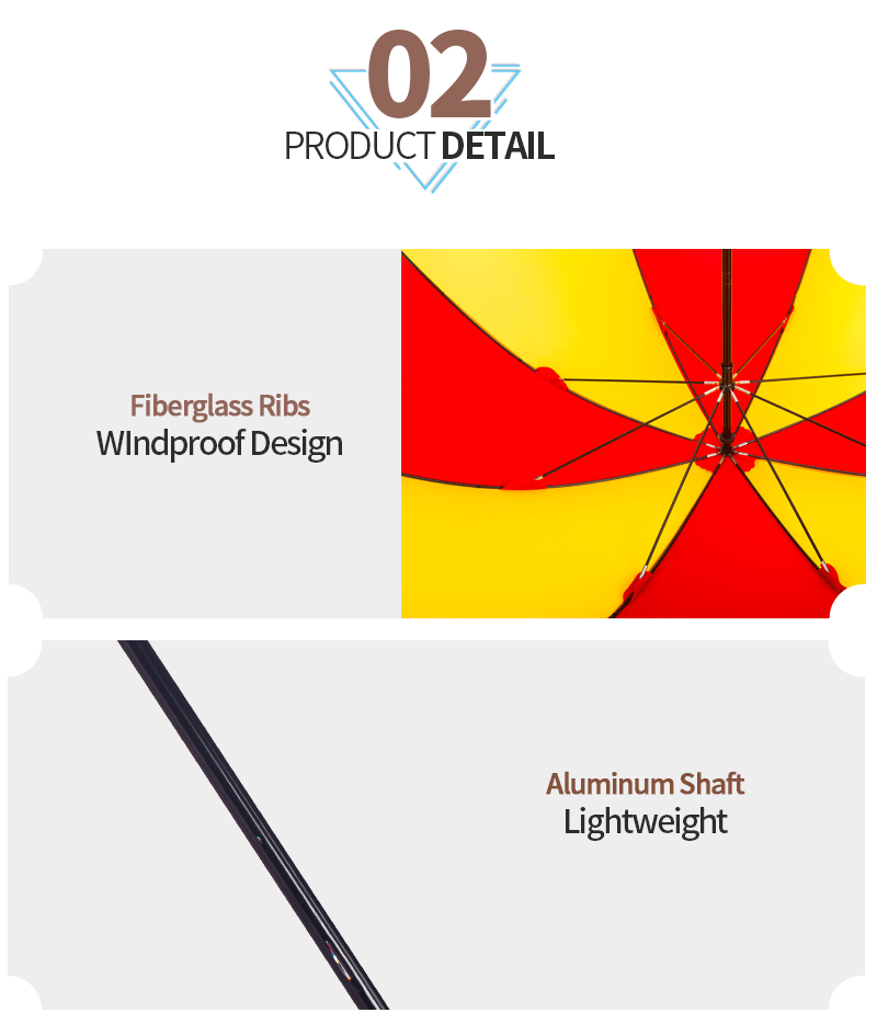 golf umbrella red