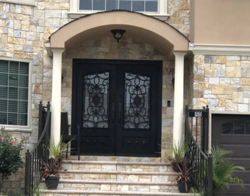 Modern Entry Door Design Entrance Wrought Iron Door