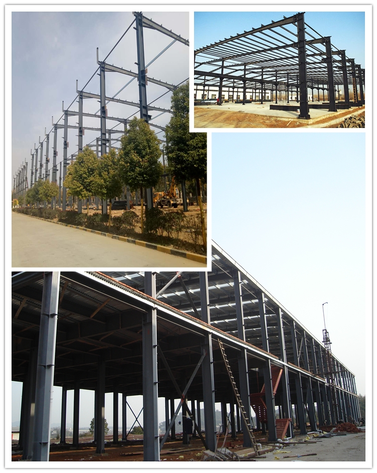 Steel frame droppshipping garage demountable steel structure shed