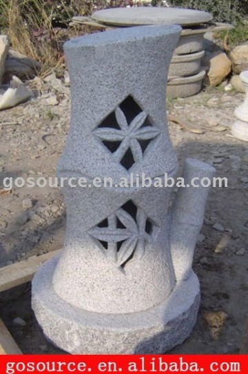 stone outdoor lantern