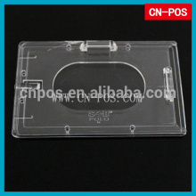 plastic rigid id card holders for hanging