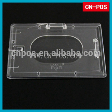 plastic rigid id card holders for hanging