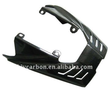 carbon fiber exhaust cover for Triumph