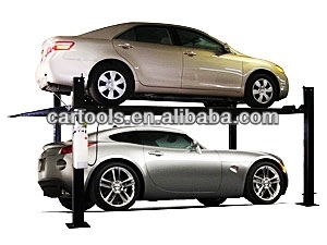 Portable garage two level car parking lift