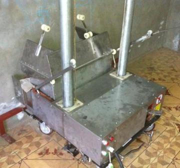 2014 wall rendering machine