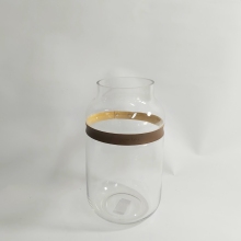 custom glass vase with cylinder glass vase