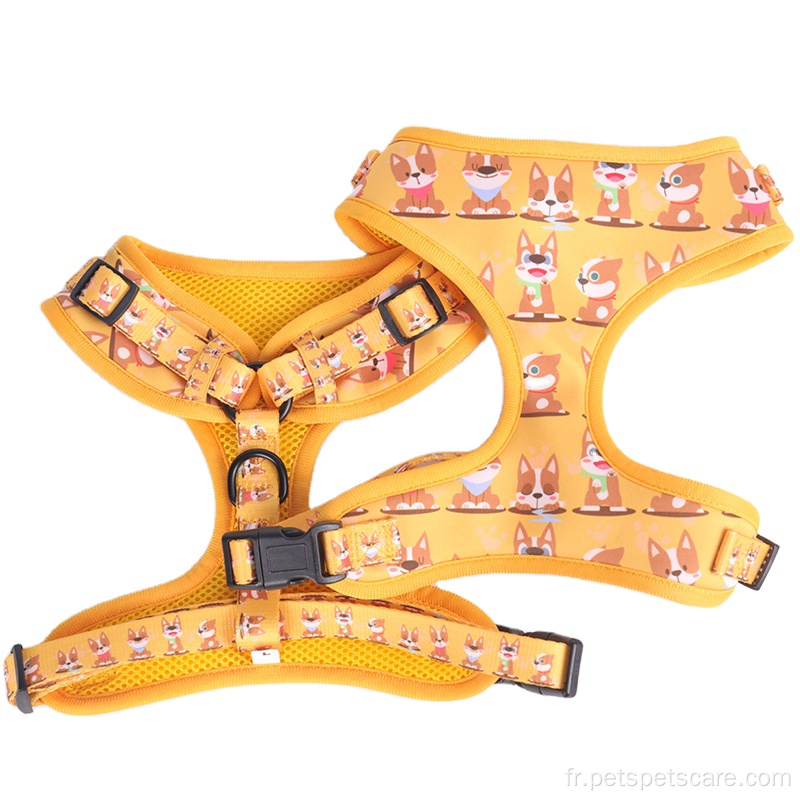 Soft No Pull Neoprène Dog Harnsed Harness personnalisé