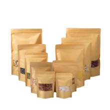 Customized Food Grade Grease Proofing Kraft Paper Bag