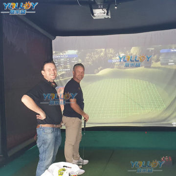 Inflatable Golf Simulator Hitting Cage Tent for Training