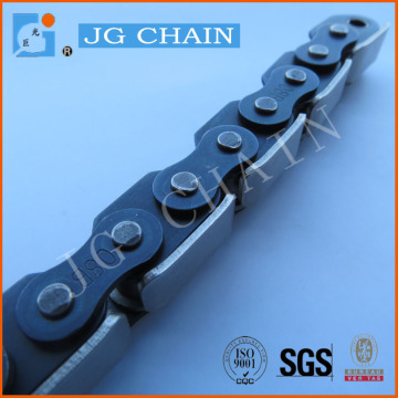 10BSS cranked link attachment roller chain