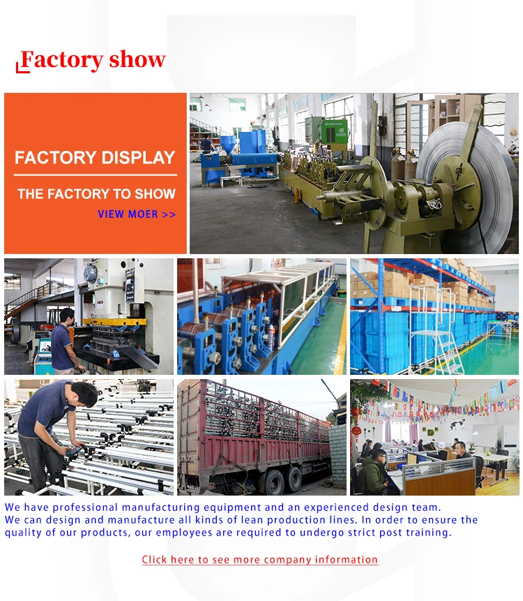 PE/ABS Coated Steel Lean Pipe For Factory Assembly Line