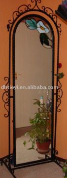 wrought iron mirrors, iron art mirrors, decorative iron mirrors