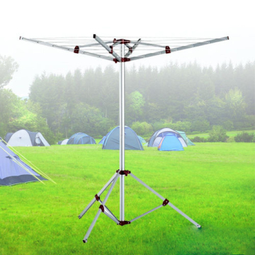 portable 4 arms aluminum clothes airer