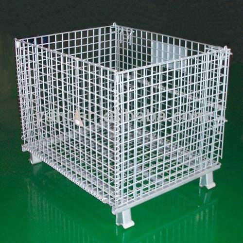 YD-K Foldable and Movable Warehouse Wire Rolling Metsl Storage Cage Direct from Factory