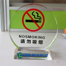 No Smoking Acrylic Warning Board/No Smoke Warming Sign