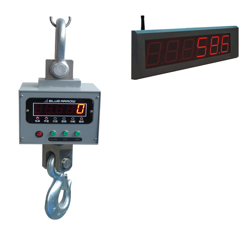 Weighing scale with large display