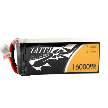 Tattu 6s 22.2V ลิเธียมแบตเตอรี่ 12000mAh 16000mAh 22000mAH