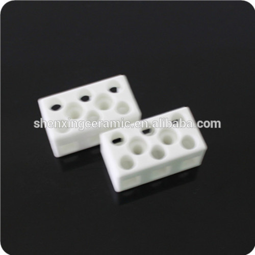 High temperature resistance insutaing ceramic plates type 2-way 5-hole ceramic terminal block