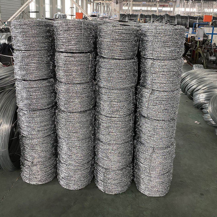 Factory Supplier 400m Heavy Zinc Coated Barbed Wire Fencing Prices