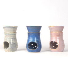 Flamed Fancy: Glazed Color Ceramic Fragrance Candle Oil Burner and Wax Melt Warmer