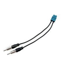 Auto Audio Cable Adapter Antenna Dual Female Fakra for Ford and BMW