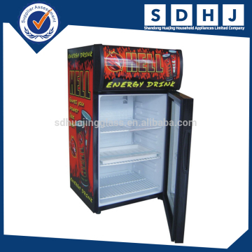 Mini beverage display cooler