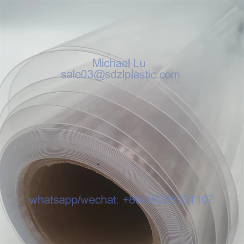 Transparent PVC shrink film, tubular film, stretch film