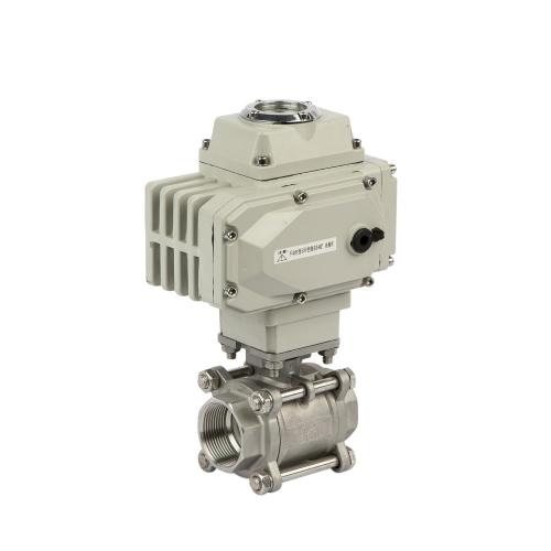 Remote Control Electronic 3pcs Threaded Ball Valve