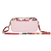 Long strap small candy color crossbody wallet set