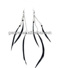 2012 black Sexy feather Earring
