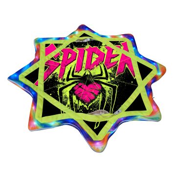 Uniform-glow LED flowstar for smooth juggling & stage trick acts