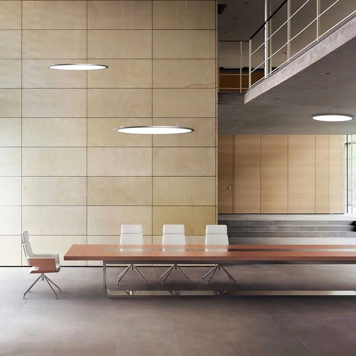 800mm 1000mm 1200mm office lamp recessed suspended round led slim ceiling panel light 600mm