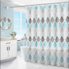 Waterproof Shower Curtains for Bathroom Home Decor Polyester Fabric Shower Curtains Geometric Pattern PVEA Shower Curtains