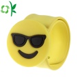 Mode Silikon Emoji Simling Face Slap Uhrenarmbänder Armband