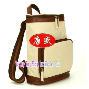 Recycled polyester canvas fabric to make bags