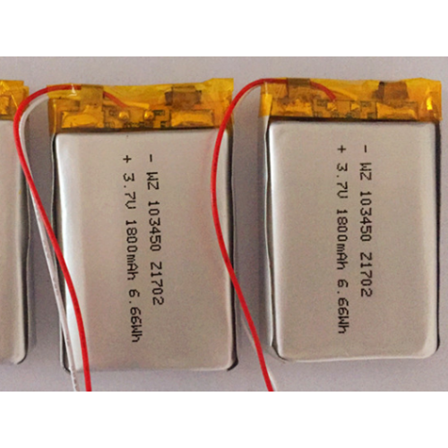 1800mAh 103450 Lipo Battery For Wireless Speakers (LP3X5T10)