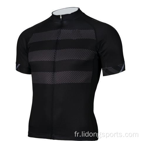 Sport personnalisé Sport Bicycle à manches courtes Cycling Jersey